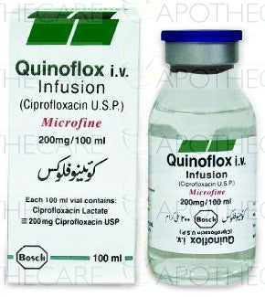 Quinoflox Inf 200mg 1Vialx100ml