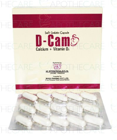 D-Cam Soft Gelatin Cap 2x15's