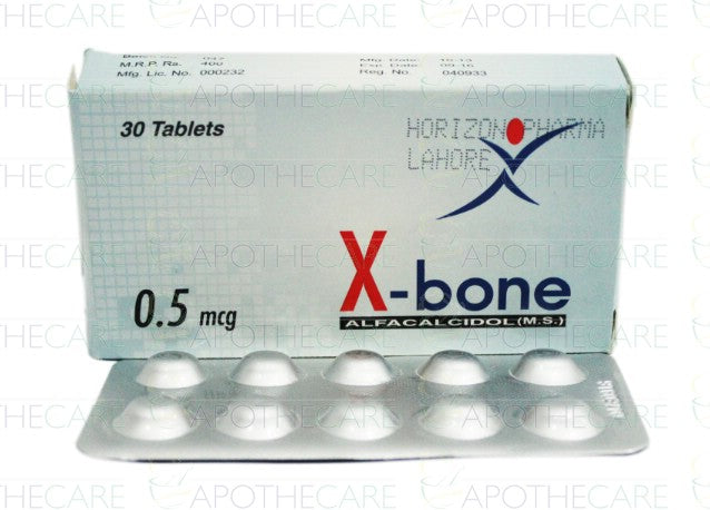 X-Bone Tab 0.5mcg 3x10's