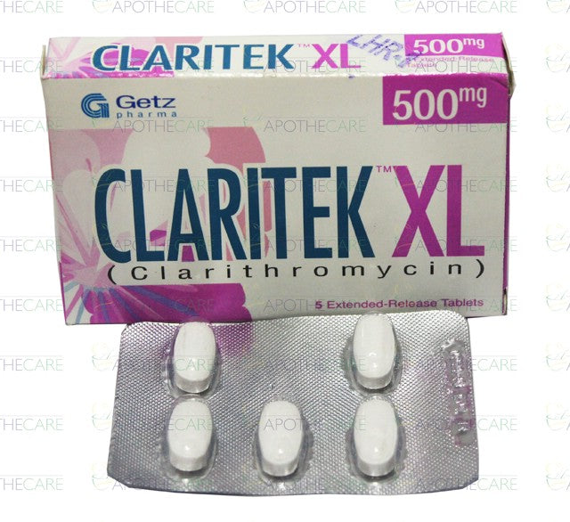 Claritek XL Tab 500mg 5's