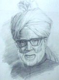 Portrait of Sheikh Fazal Din, 1st Generation of the Fazal Din family